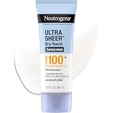 Neutrogena Ultra Sheer Dry Touch Sunscreen Lotion, Max SPF 100+, 3 fl. oz | Broad Spectrum for UVA/UVB Protection, Lightweight Sunscreen, Non-Greasy Formula, Oxybenzone-Free, Contains Antioxidants