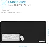 TECKNET Gaming Mouse Mat 900x400x3mm Large Extended Waterproof Black view 4