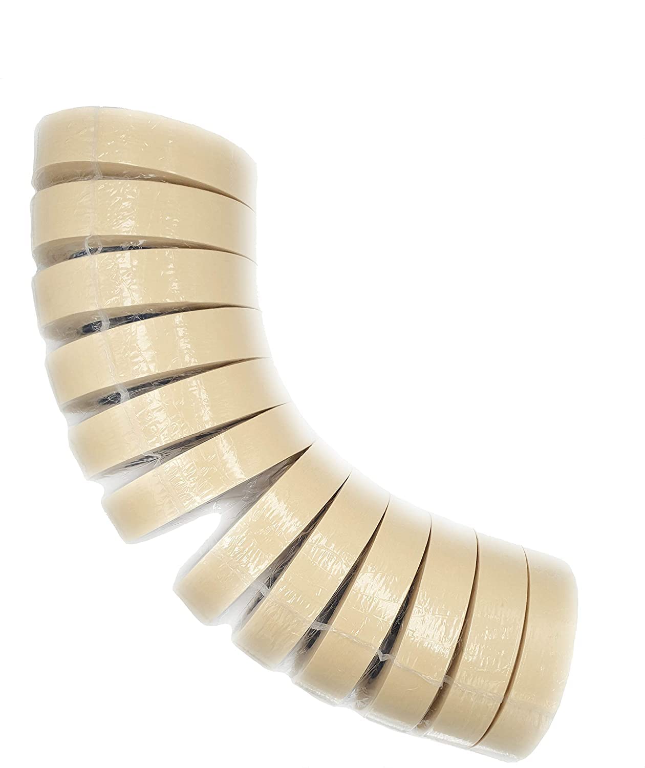 Paper Masking Tape for Painting, 54 yd x 0,98'', Tower of 12 Rolls