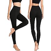 Women Long Johns Thermal Pants, Fleece Lined Lightweight Base Layer Bottoms, Compression Sport Leggings Winter Gear