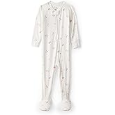 Carter's baby-girls Purelysoft Long-sleeve 2-way Zip Pajamas