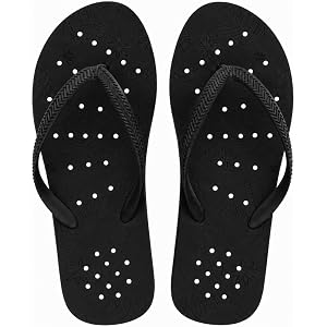 Uniwill Shower Shoes Womens Quick Dry Arch Support Flip Flops | Darin Holes Comfortable Non Slip Beach Lightweight Thong Sand