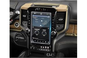 HD Tempered Glass Screen Protecter Compatible with Dodge 2019-2024 Ram 1500 2500 3500,12" Anti-Fingerprint Navigation Display