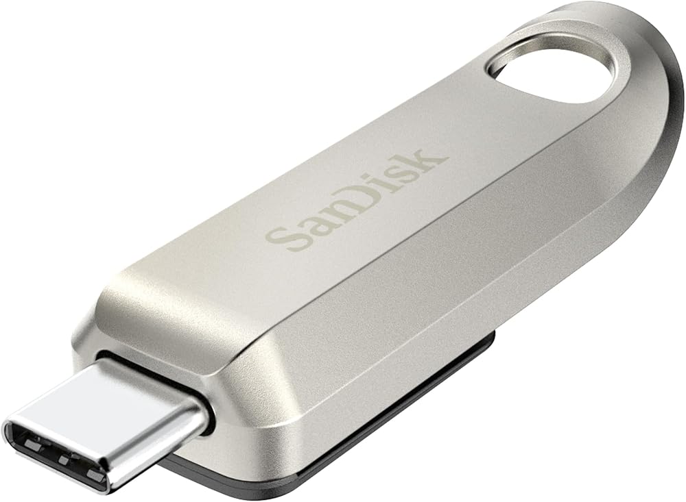 SanDisk Ultra Luxe USB Type-C Flash Drive 256GB USB 3.2 400MB/s Silver