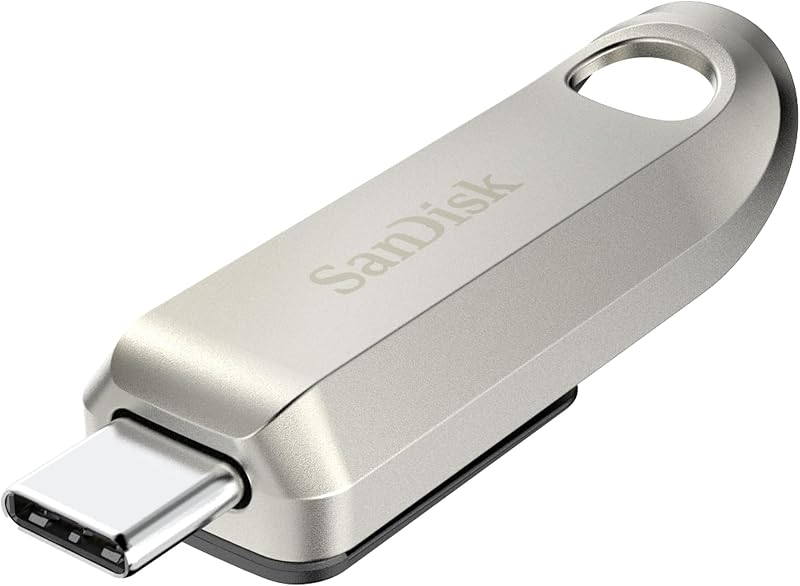 SanDisk Ultra Luxe USB Type-C Flash Drive 256GB USB 3.2 400MB/s Silver