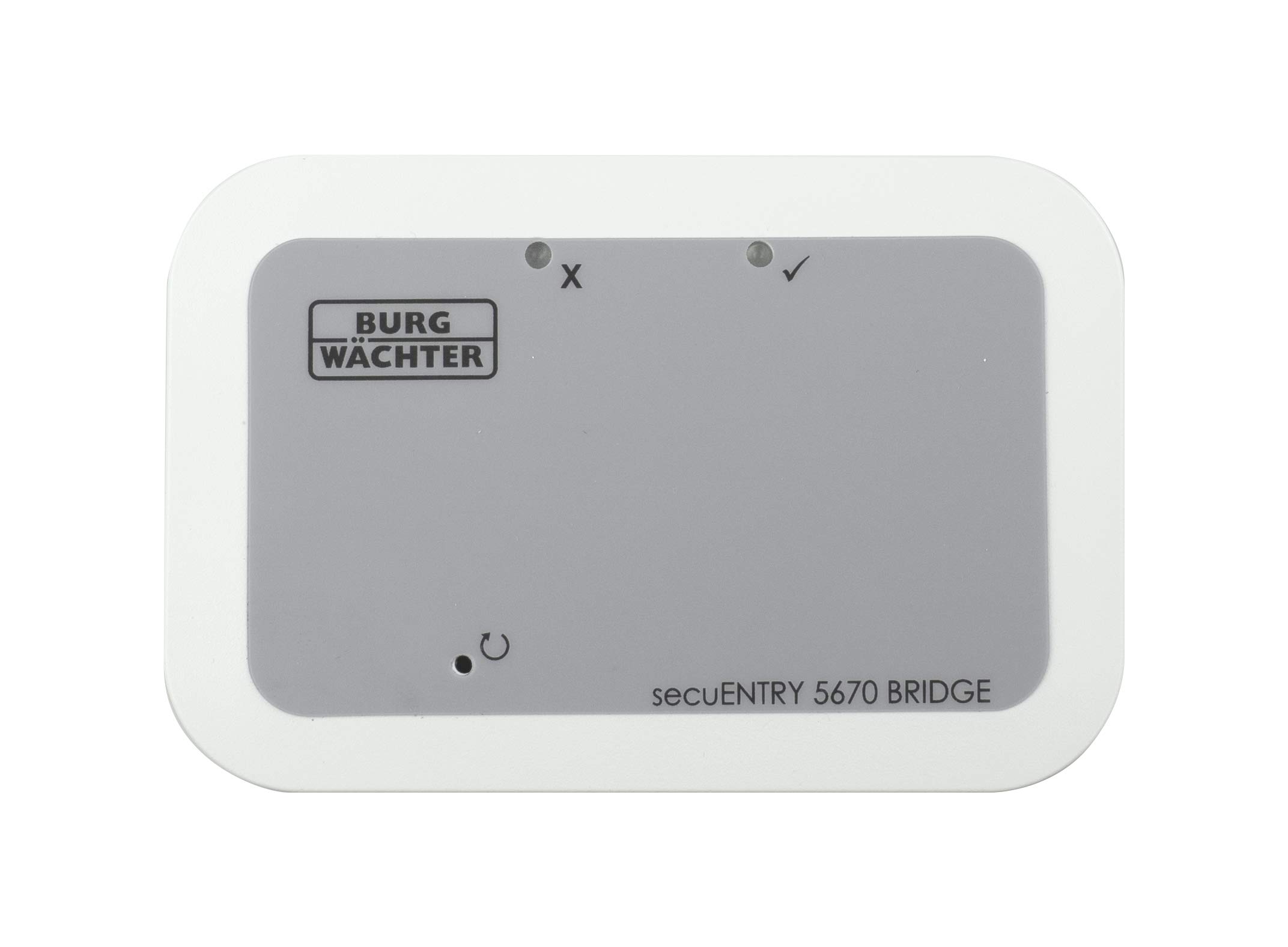 Burg-Wächter SecuENTRY Bridge 5670, Door Opening and Closing Remote via KeyApp, WiFi, Bluetooth Signal, for All SecuENTRY Door Locks