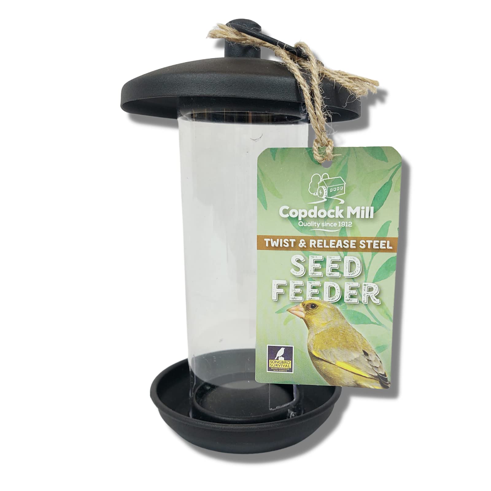 Copdock Mill Twist & Release Steel Seed Feeder Small
