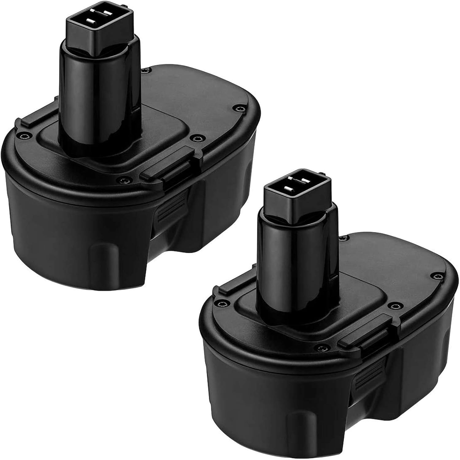 FirstPower Compatible Dewalt 18V Battery Replacement DC9096 DC9098, Compatible with Dewalt 18V XPR Cordless Power Tools DC9096 DC9098 DC9099 DW9095 DW9096 DW9098 DE9038 NI-MH 3700mAh 2Packs - - 