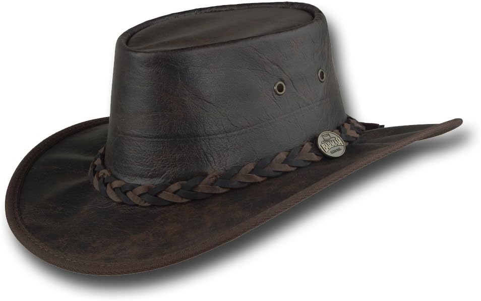 Barmah Hats Vintage Kangaroo Leather Hat - Item 1018