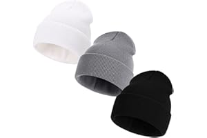 WERADAU Kids Winter Beanies Soft Warm Knitted Baby Hats Caps Cute Cozy Chunky Winter Infant Toddler Beanies for Boys Girls