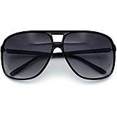 SA106 Oversize Large Thin Plastic Racer Mens Sport Sunglasses