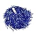 MXXGMYJ Blue Plastic Cheerleader Cheerleading Pom Poms Party Costume Accessory Set Ball Dance Fancy Dress Night Party Sports Pompoms Cheer 1pair