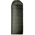 Snugpak Basecamp Ops Navigator Sleeping Bag with Compression Stuff Sack, Left Hand Zip, Olive