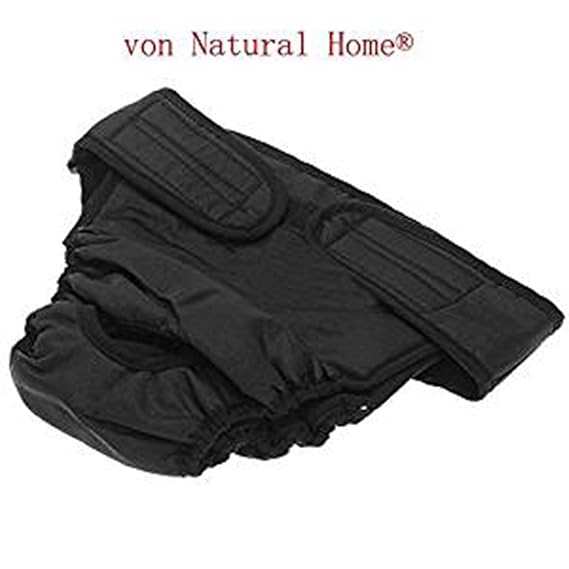 FACILLA® Hunde Hündinnen Schutzhose Läufigkeit Unterhose Unterwäsche Läufig XL Schwarz IN