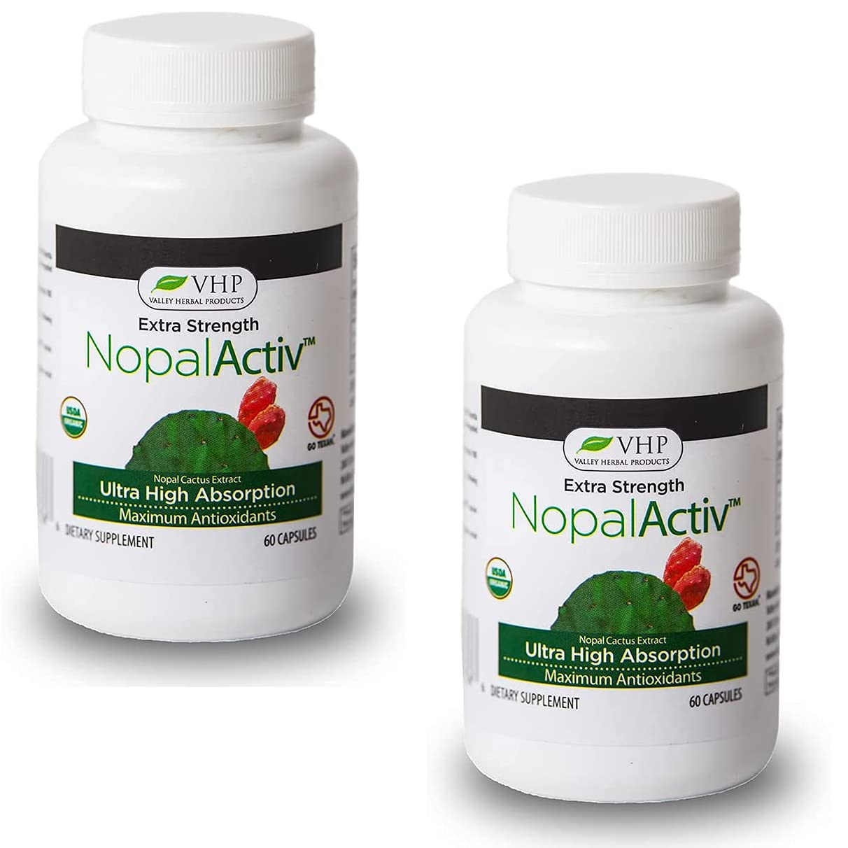 Buy Valley Herbal Products Nopal Activ Capsules, Antioxidant Rich High Absorption Nopal, Made