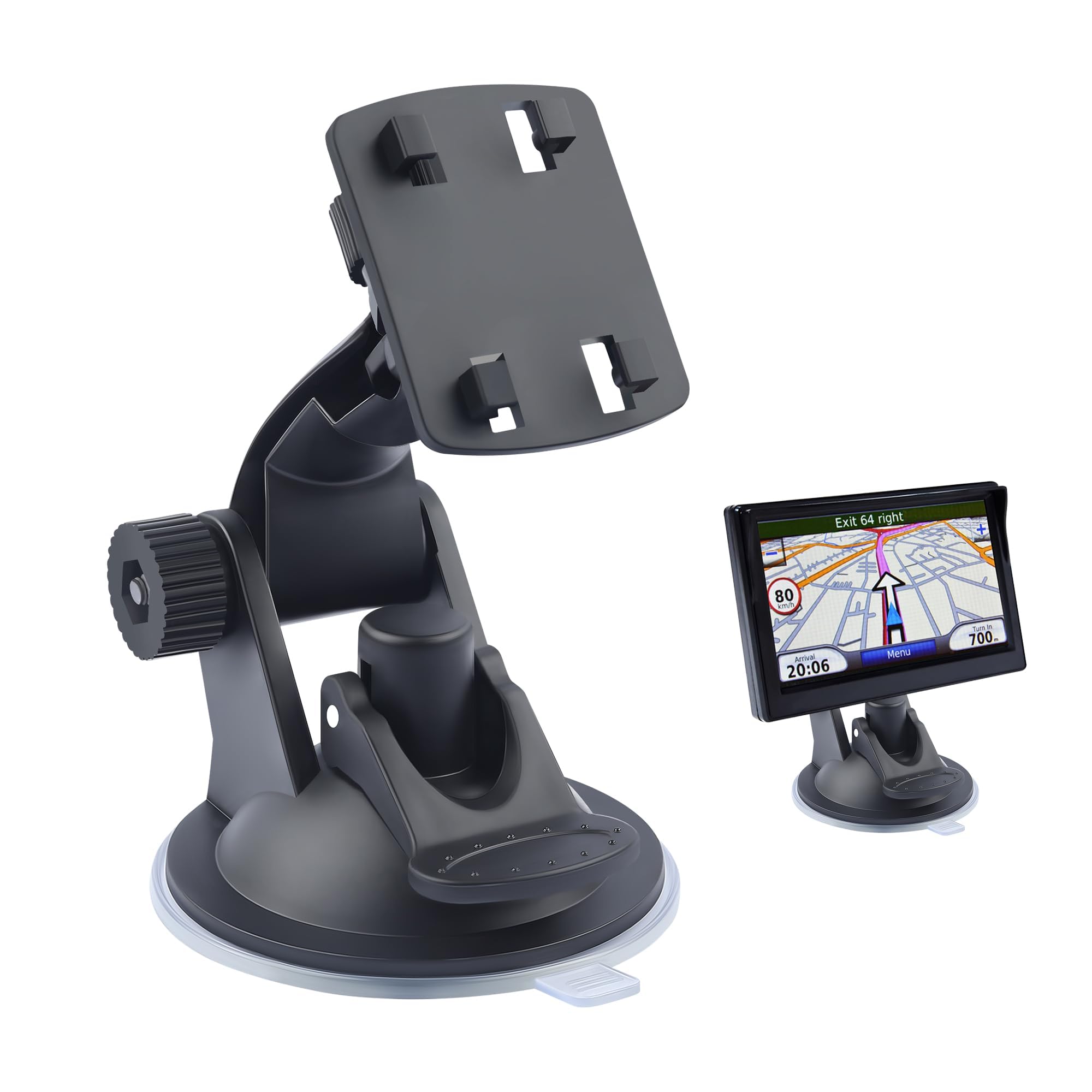 Car Backup Camera Monitor Stand with Strong Suction Cups, Adjustable Windshield Mount for Car Truck SUV 4.3" & 5" Backup Camera