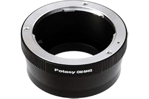 Fotasy Olympus OM Lens to M4/3 Adapter, OM to MFT Mount Converter, Compatible with Panasonic G7 G9 GF8 GH5 GX7 GX8 GX9 GX850 G90 G91 G95 G100 Olympus E-M1 E-M5 E-M10 I II III E-PM2 E-PM1 Pen-F E-M1X