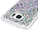 YOKIRIN Galaxy S7 Edge Bling Case,Luxury Sparkle Shinning Protective Bumper 3D Bling Diamond Glitter Paillette Flexible Soft Rubber Gel TPU Protective Slim Fit Cover for Samsung Galaxy S7 Edge,Silvery