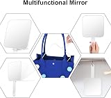 OSDUE Portable Travel Mirror Dual Purpose Handheld Square Mirror with Handle view 5