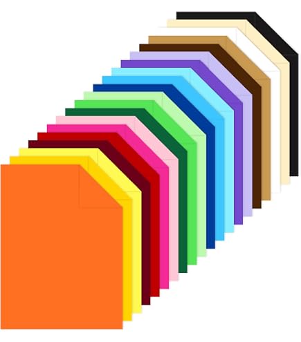 CUSTZ 80 Sheets Thick AIF4 Cardstock Colored Premium Smooth Heavy 8.5...
