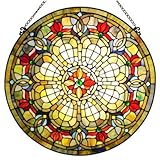 Chloe Lighting Glass Panel Window, One Size, Multicolor