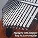 Thumb Piano Ranch Kalimba 17 keys Finger Mbira with Online 5 Free Lessons Solid Wood Mahogany with Bag/Carved Notation/Tune Hammer/Music Book
