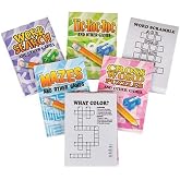 HAPPY DEALS ~ Fun Games Activity Coloring Books | Mini 2 x 3 Inch | 36 Pc Bulk Class/Group Pack Favors