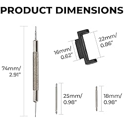 16mm to 22mm Watch Band Connection Adapter
