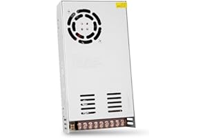 SCOOYUCK AC 110V/220V to DC 12V 30A 360W Universal Regulated Switching Power Supply, Power Supply Voltage Converter, LED Adapter Driver for CCTV, Radio, Camera, LED Strip Lights, 3D Printers and more.