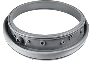 Upgraded DC97-16140P DC97-19755A Washer Door Boot(OEM) by Techecook - Replacement for Samsung Front Load Washer Door Seal WF45K6200AW WF45K6200AZ - Replace DC64-02174A,DC97-19755A,AP6002538,PS11735181