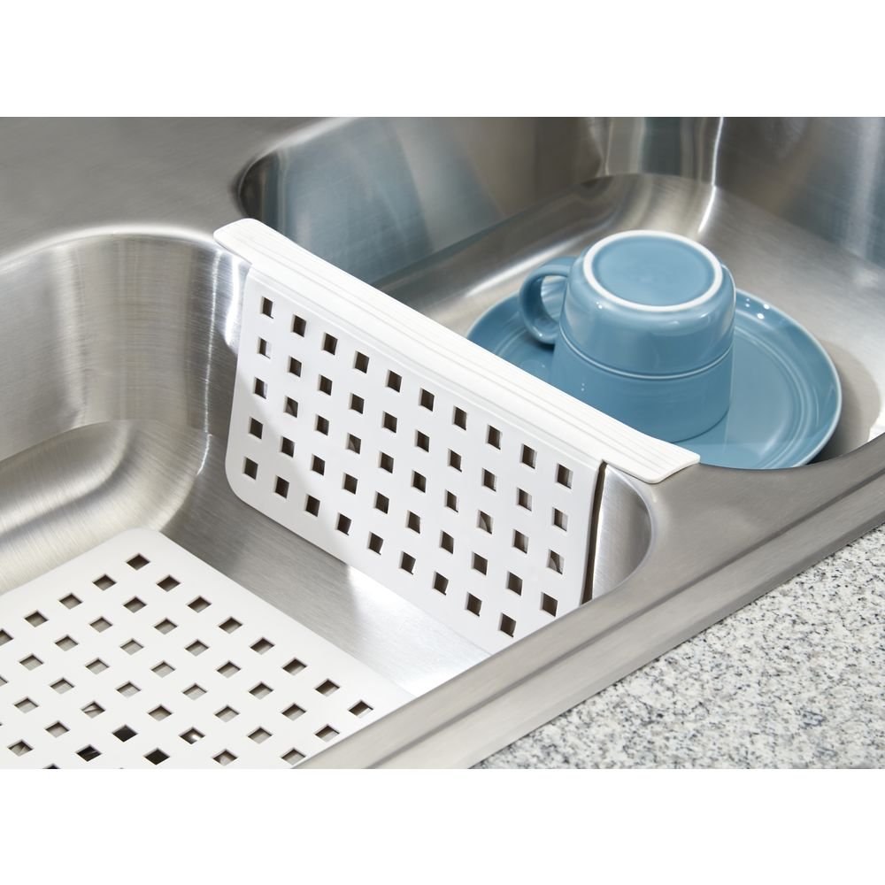 Mat Protector Double Sink Divider Clear Kitchen Dish Safe Durable Grips