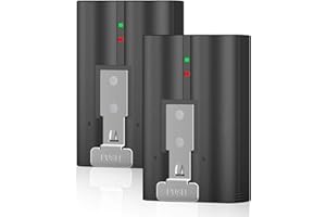 YUELAN 2 Packs Rechargeable 3.65V Battery Compatible with Ring, for Video Doorbell 2/3/4, Video Doorbell 3 Plus,Stick Up Cam Battery (2nd & 3rd Gen) and Spotlight Cam Battery 6040mAh