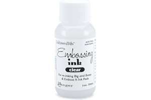 Ranger Inkssentials Embossing Ink Refill, Clear, 1 oz.
