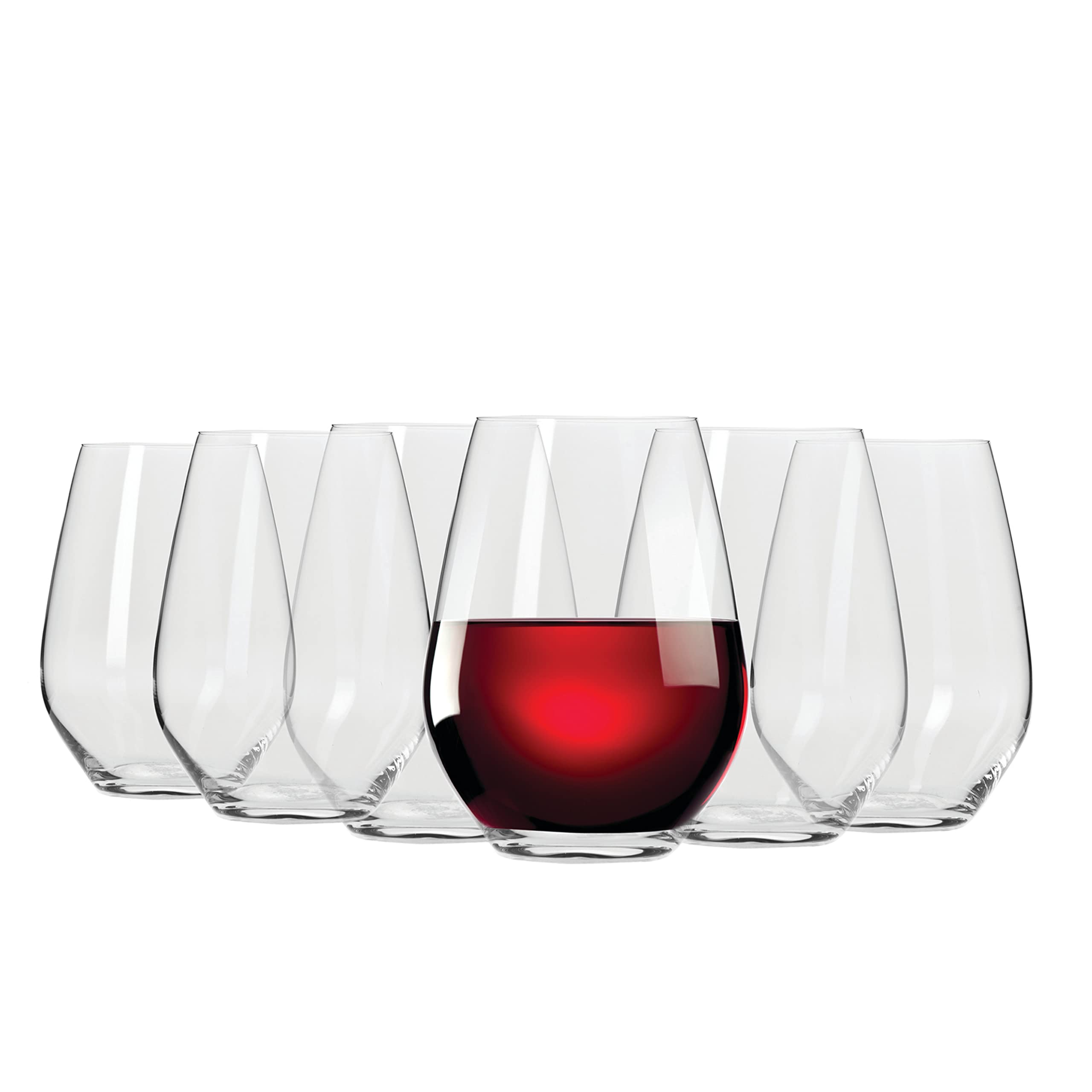 Maxwell & Williams Vino Stemless Red Wine Glasses Set of 6, 54ml, Gift Boxed — image 1
