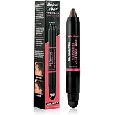 Afmicat Root Touch Up Stick for Gray Roots &amp; Thinning Hair, #Dark Brown | 0.12 Oz, Long Lasting &amp; Water-Resistant Hair Touch Up Stick, Quick Cover Hair Concealer for Men &amp; Women, Temporary Hair Color