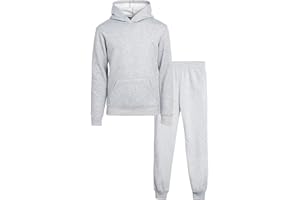 Real Love Girls' Jogger Set - 2 Piece Basic Fleece Pullover Hoodie and Sweatpants (7-16)