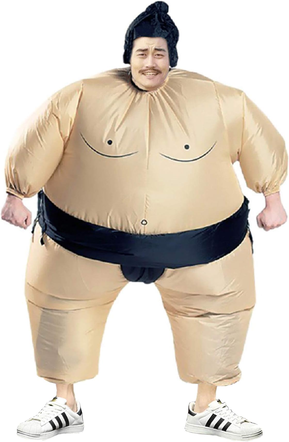 Inflatable Sumo Wrestling Fat Suit Blow Up Fancy Dress Funny Costume Halloween