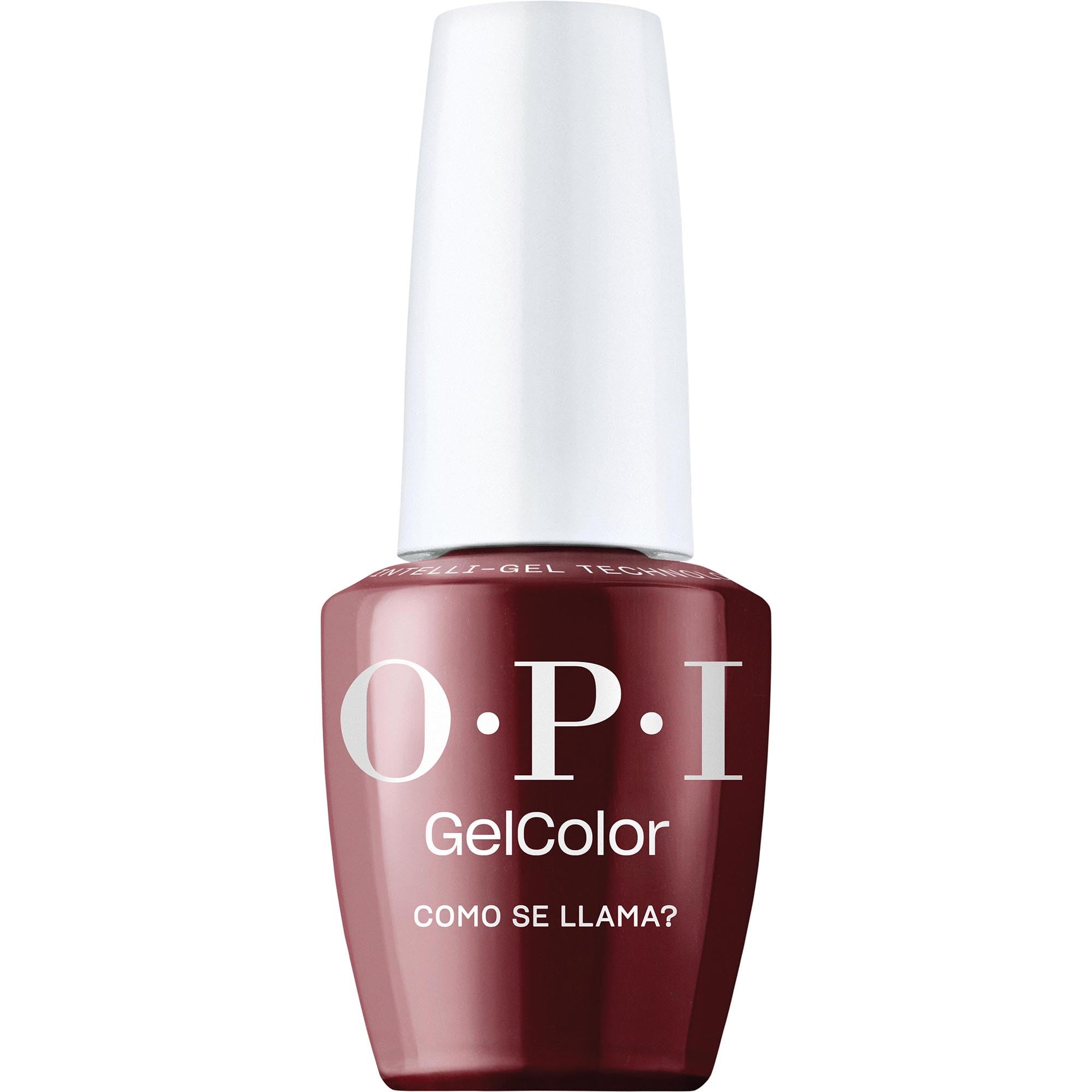Photo 1 of OPI GelColor Como se Llama? | Opaque Dark Burgundy Red Crème LED Cure Gel Nail Polish | Salon-Quality Shine, Long-Lasting Wear | Vegan & HEMA Free | 0.5 Fl Oz