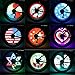 CYCPLUS Bike Wheel Lights Bicycle Spoke Lights Ultra Bright LED USB Rechargeable Bike Light APP Programmable DIY Pics Rainproof Rim Accessor XuanWheel APP for DIY Safe and Cool