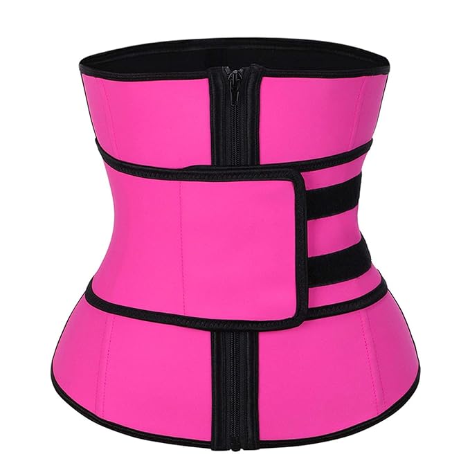 High Compression Zipper Latex Waist Trainer Belt Plus Size