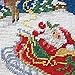 Lillian Vernon Personalized Heirloom Christmas Stocking Needlepoint Sleigh and Reindeer, 100% Wool, 9.5