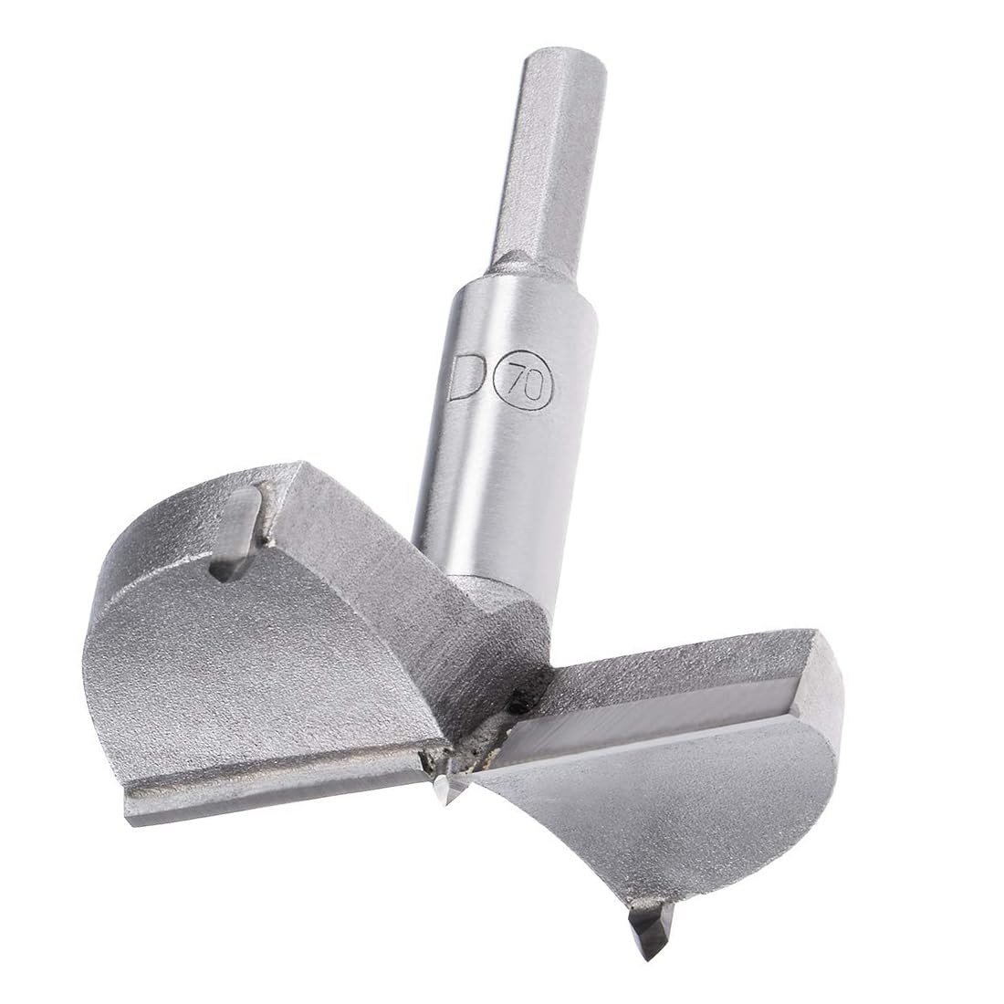 Boxonly Woodworking Hole Opener Drill Bit 70mm Forstner Drill Bits Tungsten Carbide Wood Hole Saw Hinge Drilling Bit Cutter