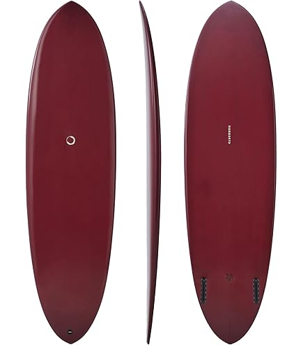Amazon.com : nanazero Wood Skin Surfboard Mid Length MID01 6'4