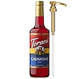 Torani Grenadine Syrup for Drinks, Flavoring for