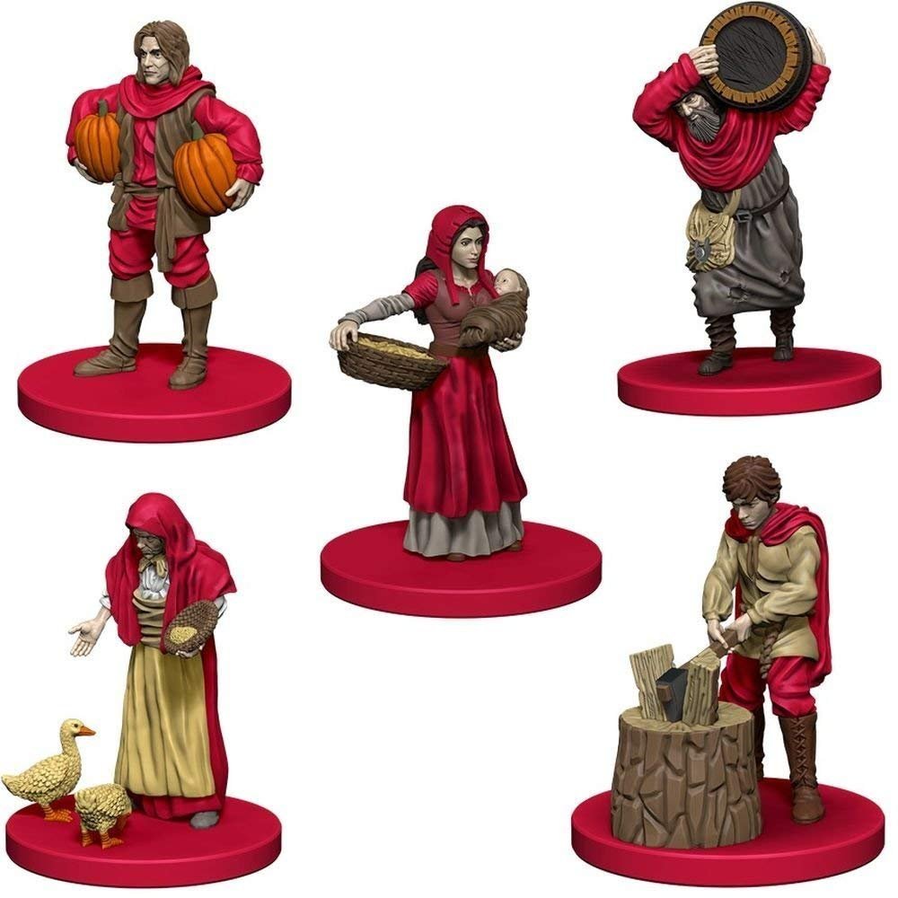 WizKids Mayfair Games Europe MFG72870 Agricola Game Expansion: Red (5 Figures), Multi-Colour