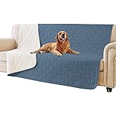 Tcksstex Waterproof and Non-Slip Dog Bed Cover and Pet Blanket Sofa Pet Bed Mat ，car Incontinence Mattress Protectors Furniture Couch Cover for Most Cats Dogs, Pets（52x82- Navy Blue）