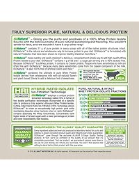 allmax Nutrición isonatural Proteínas Chocolate Sabor, WT neta 2 libras (32oz) 907 g