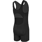 Alikhonf Girls One-Piece Swimsuits Size 12-14 Years Old Black Kids Swimwear with Back Cutout for Summer