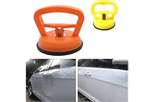 JFX Dent Puller,2-Pack Car Dent Puller Kit, Strong Suction Cup Dent Remover, Multi-Function Dent Repair Tool, Handle Dent Puller for Car Repair, Glass, Tile and Mirror (Large + Small)