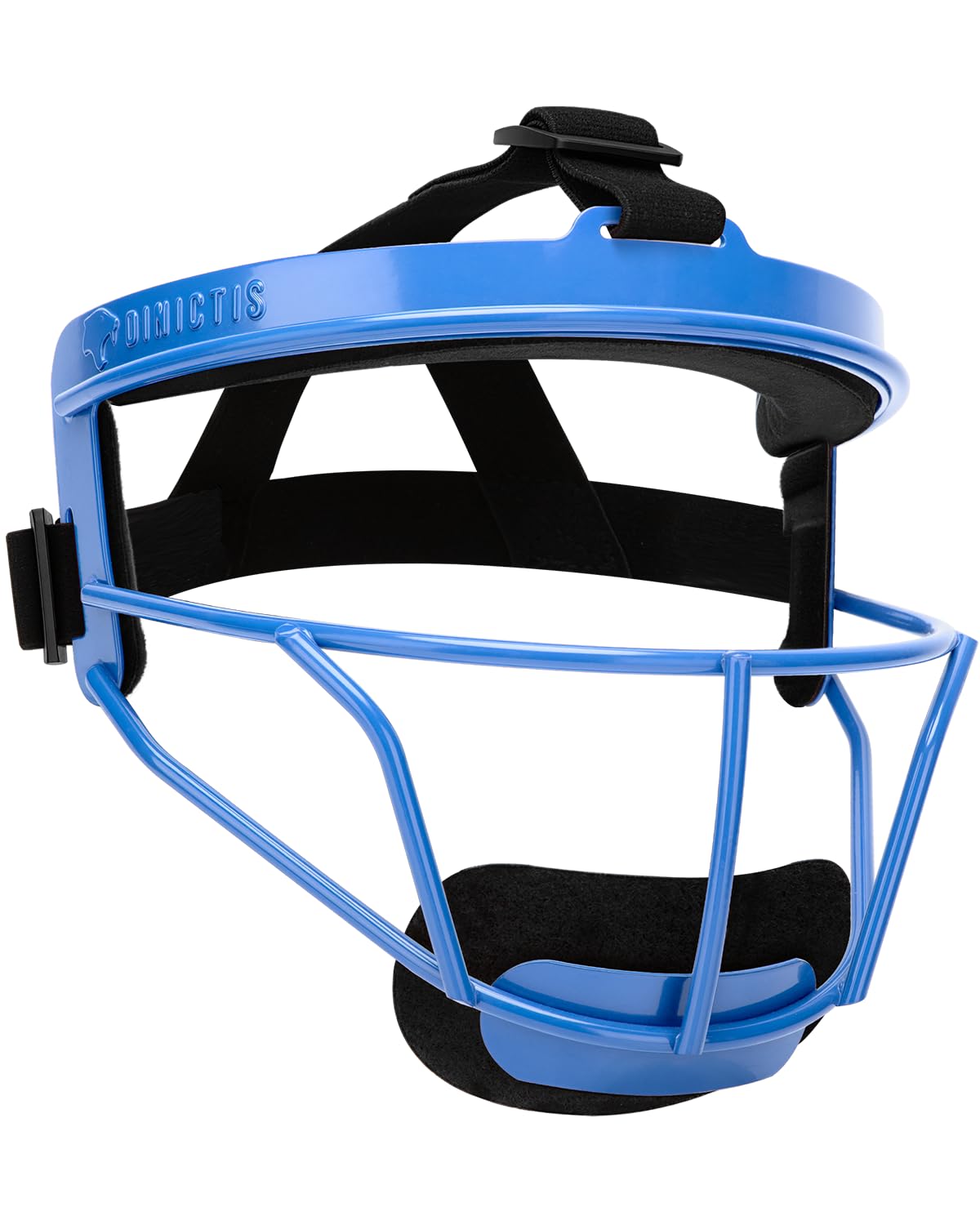 Dinictis Softball Face Mask, Lightweight, Comfortable, with Wide Field Vision, Durable and Safe Face Guards, Premium Protective Softball Fielder's Mask-Blue-Adult(L)